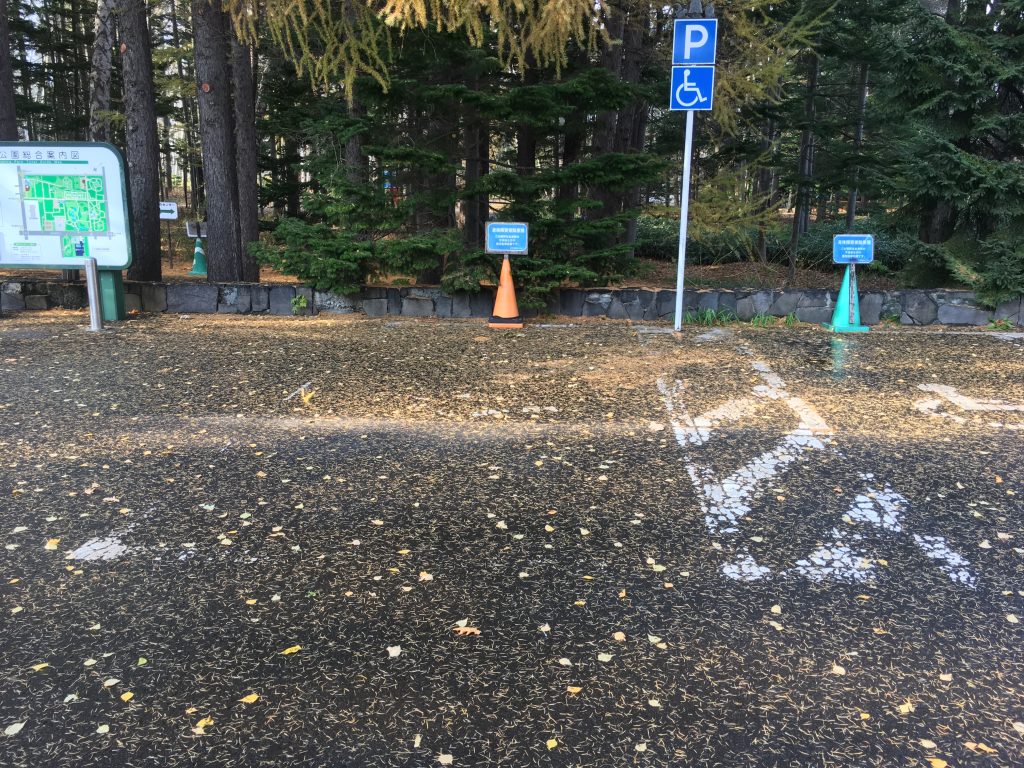 身障者駐車場の写真